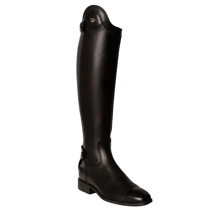 Dy'on Unlaced Tall Riding Boots - Large Calf - Black