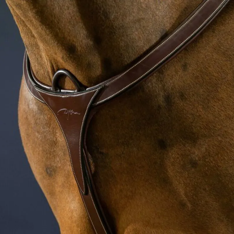 Dy'on D Collection Long Bridge Breastplate - Brown-1