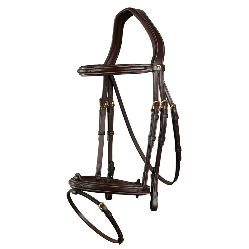 Dy'on D Collection Flash Bridle - Brown