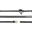 Dy'on D Collection 1/2 inch Rubber Reins - Black
