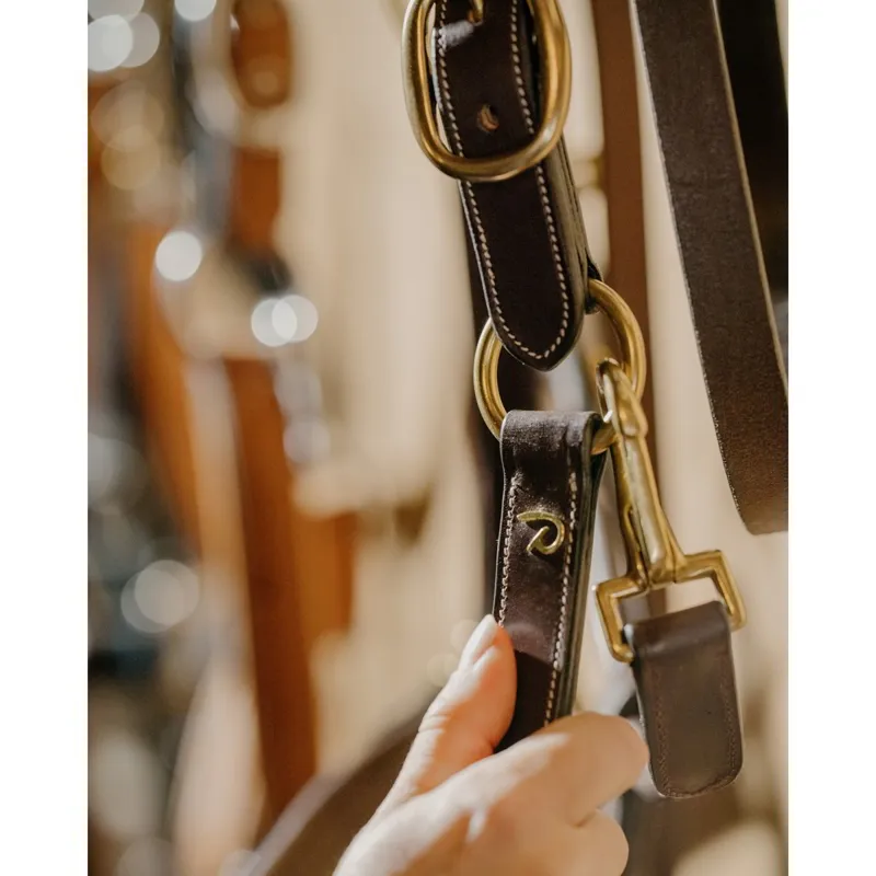 Dy'on Anatomical Leather Halter - Brown-3