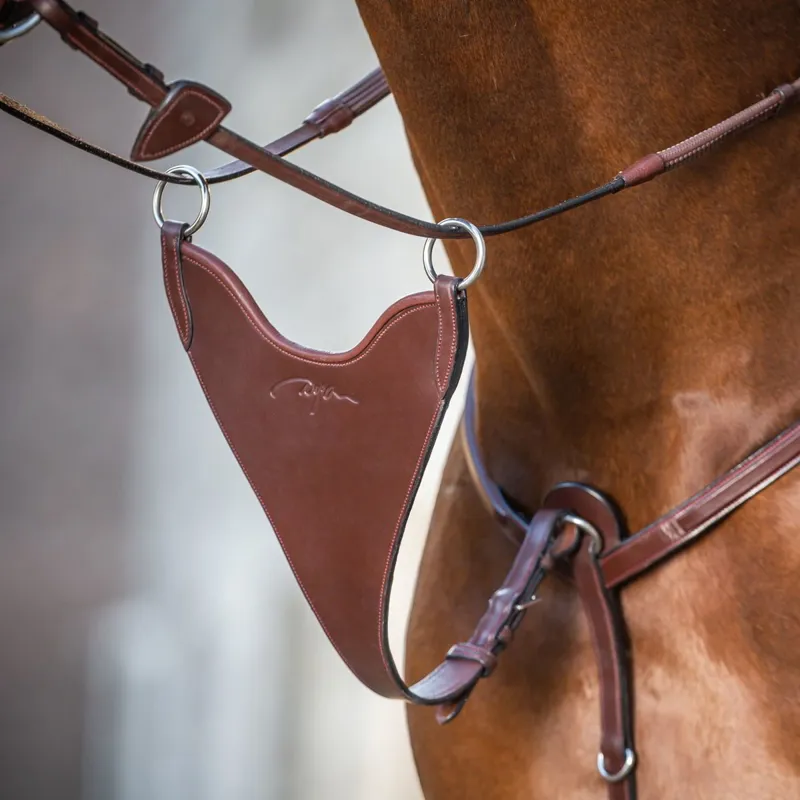 Dy'on New English Hard Bib Martingale Attachment - Brown-1