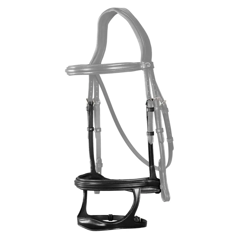 Dyon New English Double Noseband - Black