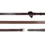 Dy'on New English Collection 1/2in Rubber Reins-Brown