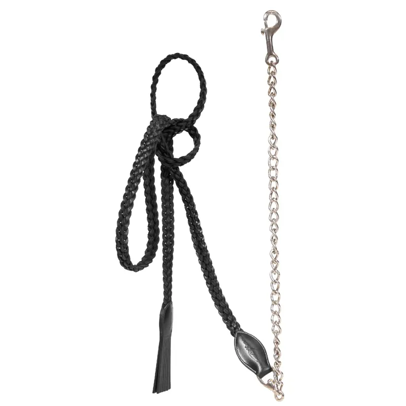 Dy'on Working Braided Lead Shank with Chain - Black-1