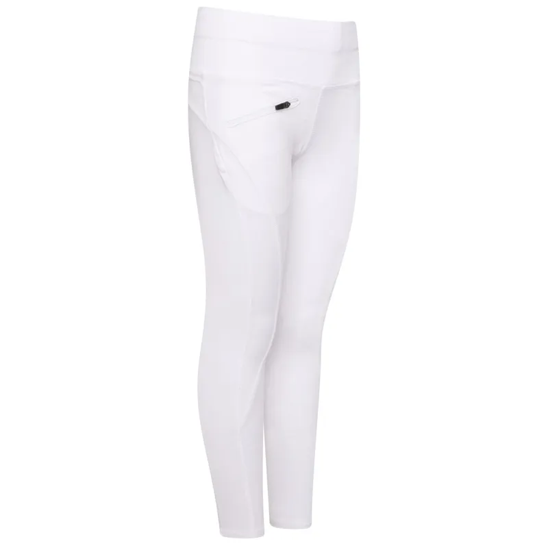 Easy Rider Dietse Full Grip Junior Riding Tights - White
