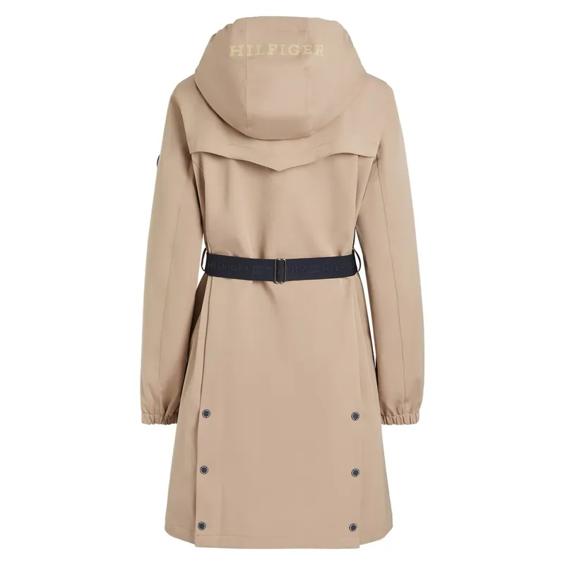 Tommy Hilfiger Edinburgh Tech Trench Women's Waterproof Coat - Beige-8