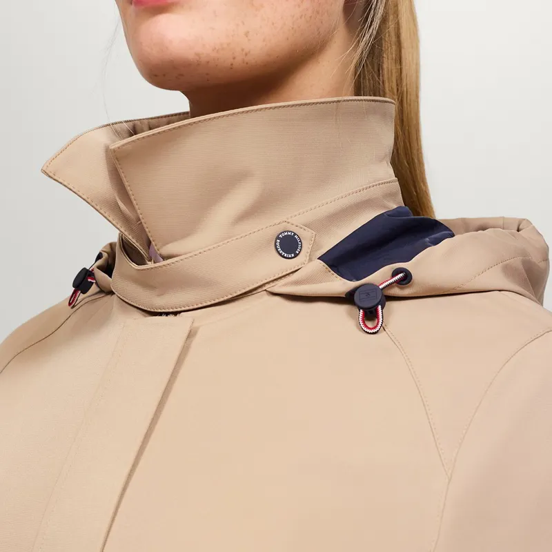 Tommy Hilfiger Edinburgh Tech Trench Women's Waterproof Coat - Beige-2