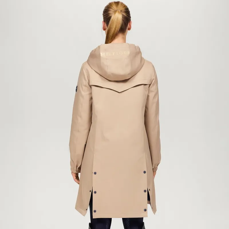 Tommy Hilfiger Edinburgh Tech Trench Women's Waterproof Coat - Beige-1