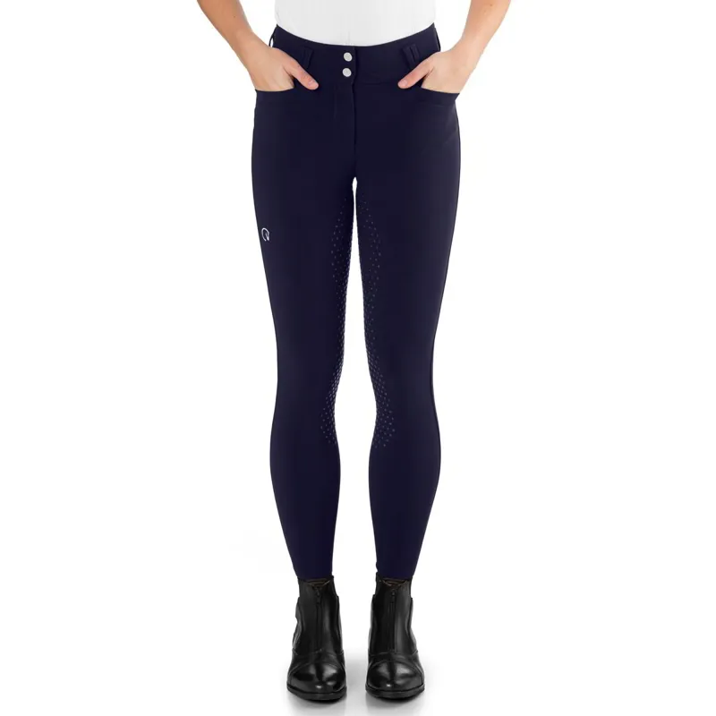 EGO7 Dressage CA Full Grip Womens Breeches - Navy