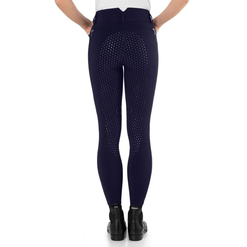 EGO7 Dressage CA Full Grip Womens Breeches - Navy-2