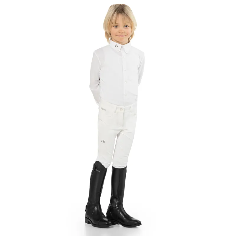 EGO7 EJ Junior Jumping Breeches - White-5
