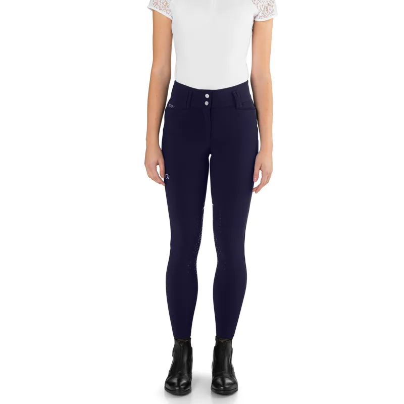EGO7 Jumping CA Knee Grip Women's Breeches - Navy-1