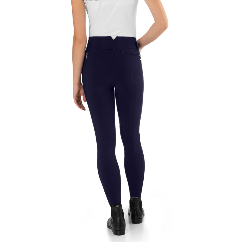 EGO7 Jumping CA Knee Grip Women's Breeches - Navy-3