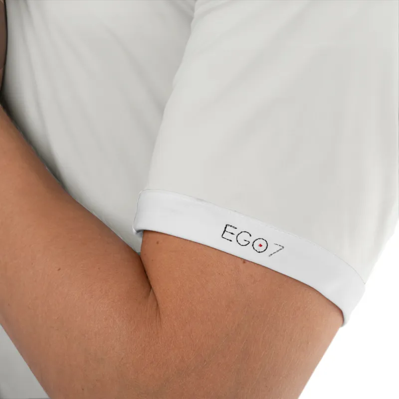 EGO7 Men's Short Sleeve Show Shirt - White-1