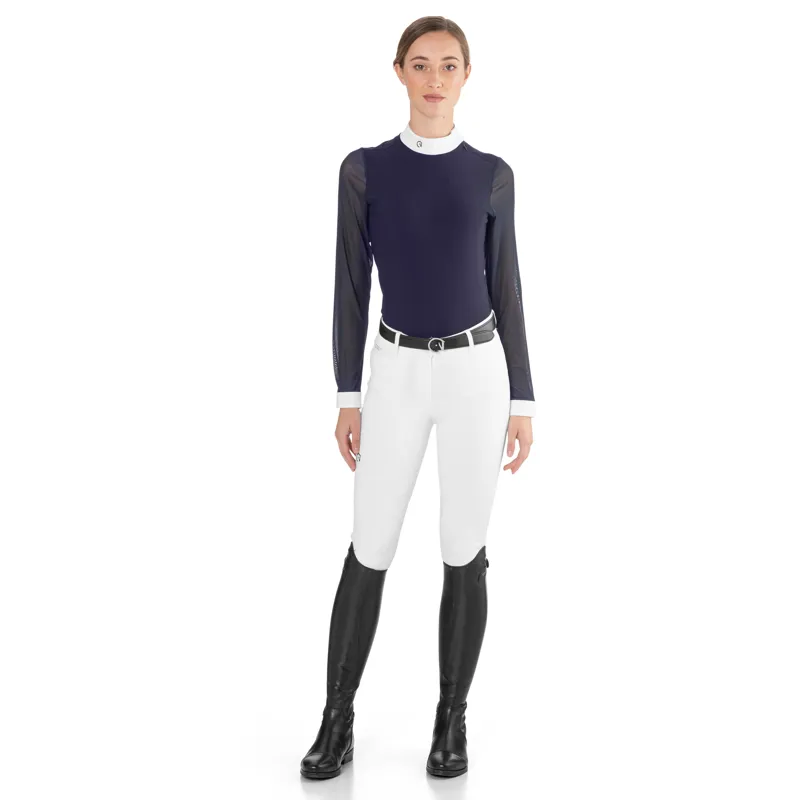 EGO7 Rita Ladies Long Sleeve Show Shirt - Navy