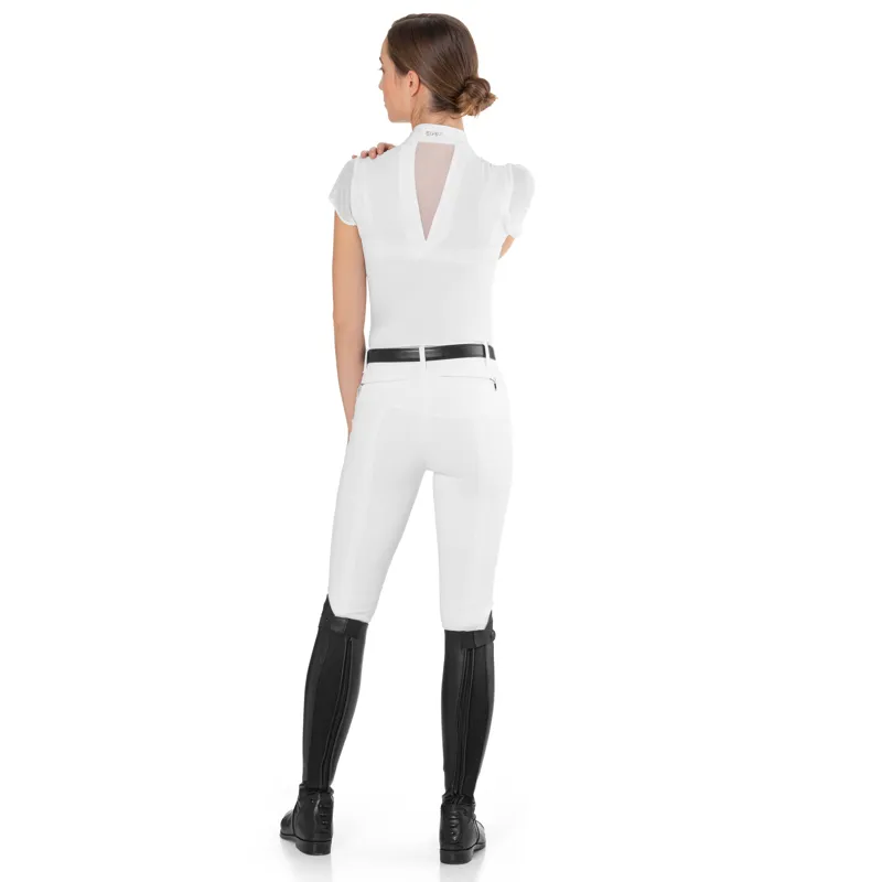 EGO7 Rita Ladies Short Sleeve Show Shirt - White-3