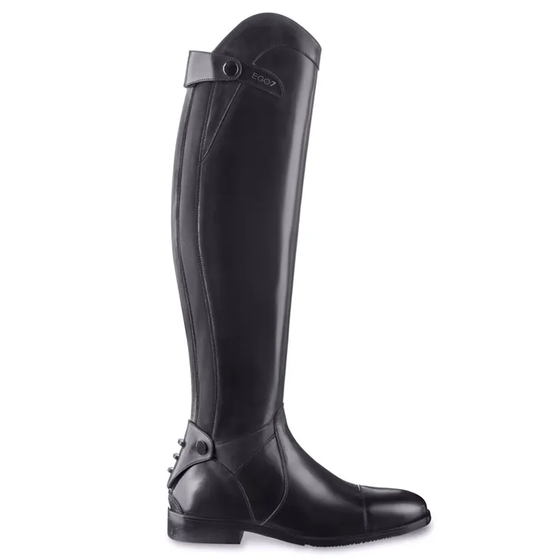 EGO7 Aries Unlaced Tall Riding Boots - Black-2