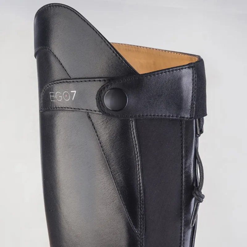 EGO7 Orion Laced Tall Riding Boots - Large Calf - Black-3