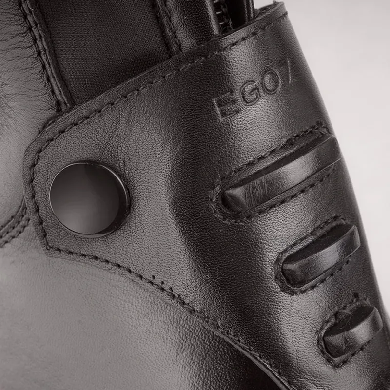 EGO7 Orion Laced Tall Riding Boots - Large Calf - Black-5
