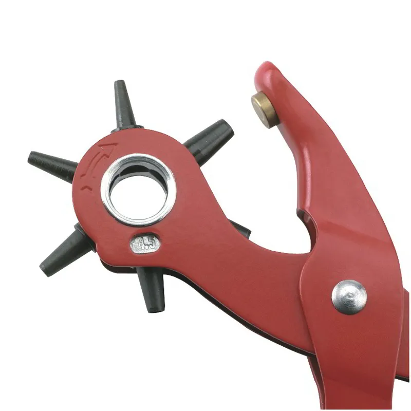 Ekkia Leather Hole Punch - Red-1