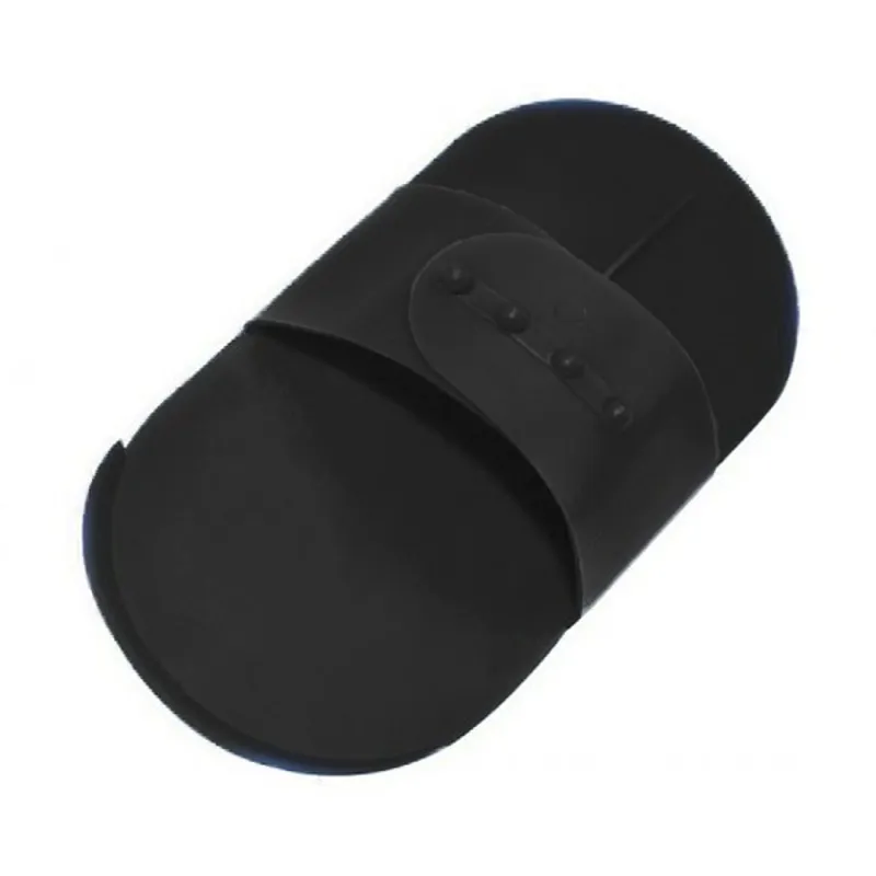 Hippo Tonic Plastic Small Curry Comb - Black