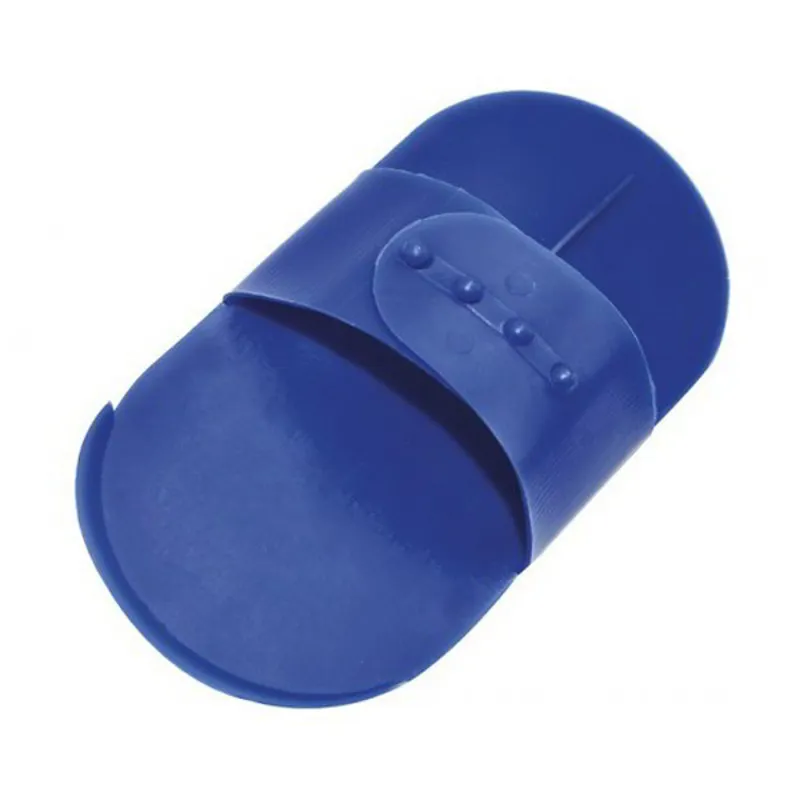 Hippo Tonic Plastic Small Curry Comb - Blue-1
