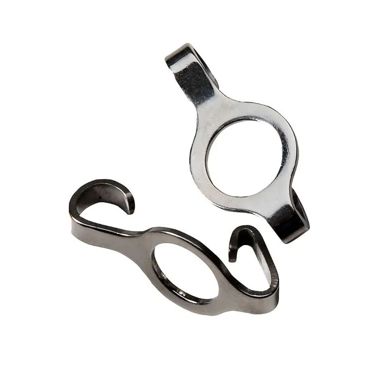 Ekkia Flat Curb Hooks for Curb Chain - Pair-1