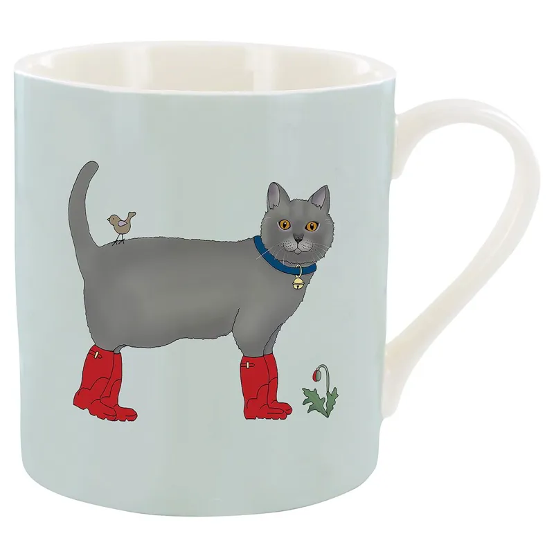 Emma Lawrence Mug - Gray Cat
