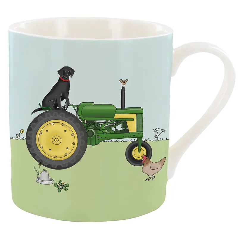 Emma Lawrence Mug - Green Tractor
