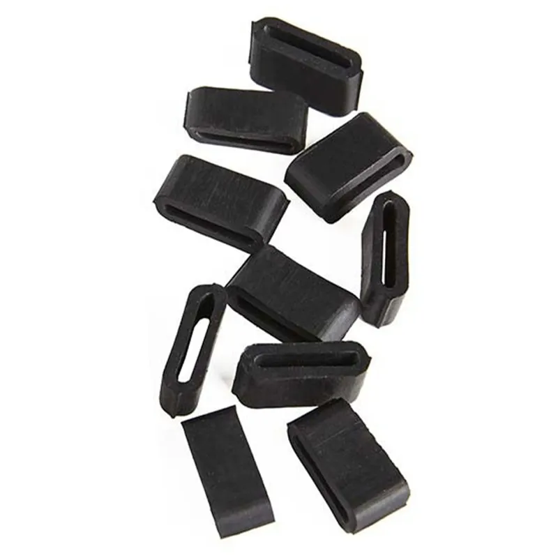Elico Replacement Rubber Bridle Keepers - 10 Pack - Black