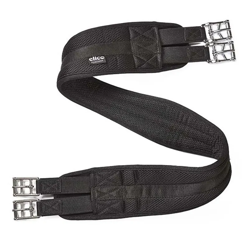 Elico Airflow Mesh Girth with Elastic Ends - Black