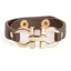 Elico D-Ring Bit Bracelet - Dark Brown