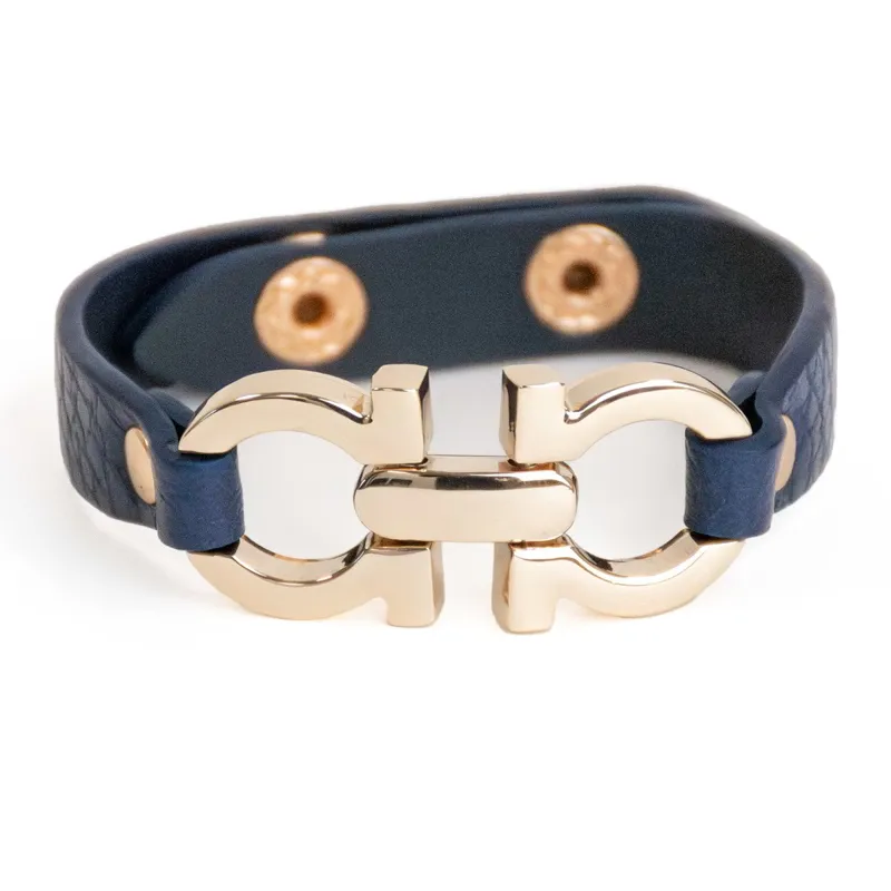 Elico D-Ring Bit Bracelet - Navy