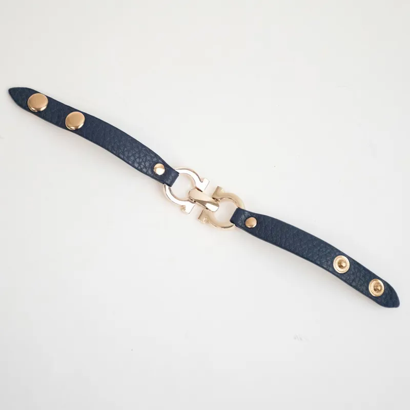 Elico D-Ring Bit Bracelet - Navy-1