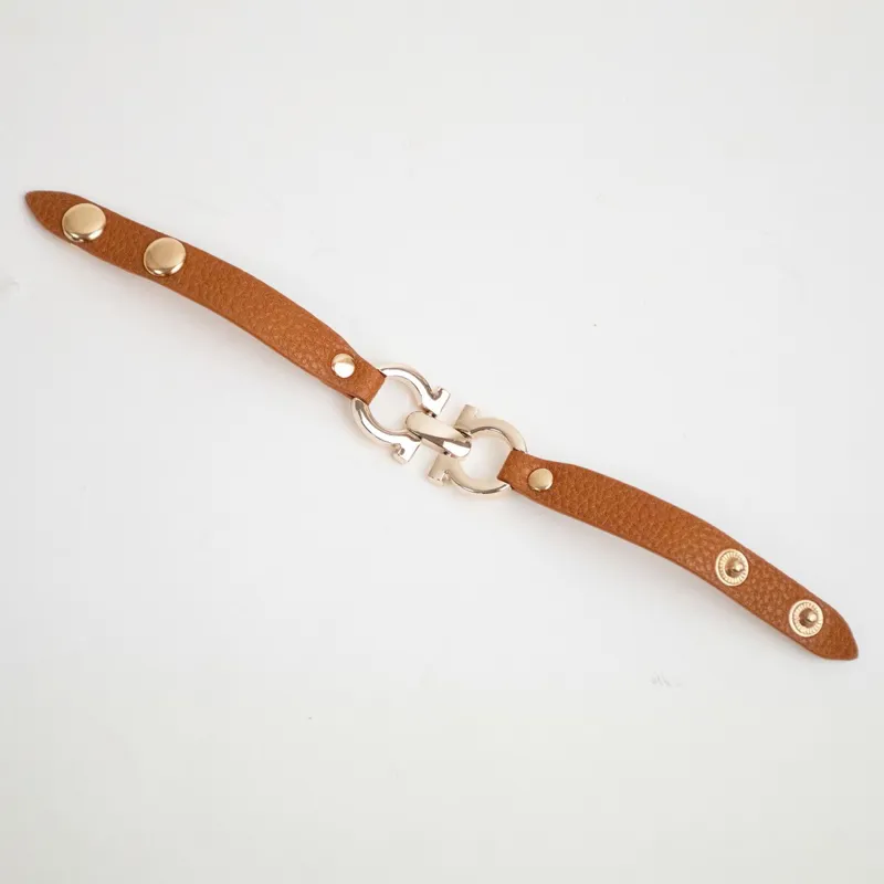 Elico D-Ring Bit Bracelet - Tan-1