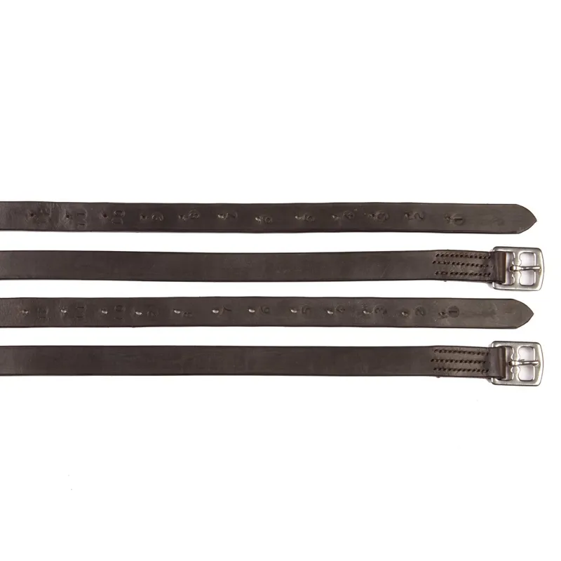 Elico Youth Stirrup Leathers - Brown