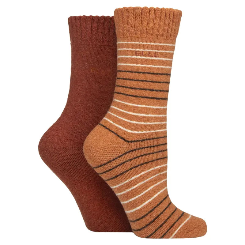 Elle Autumn Women's Socks 2-Pack - Wild Poppy