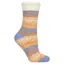 Elle Snowfall Womens Socks - Coral Blaze