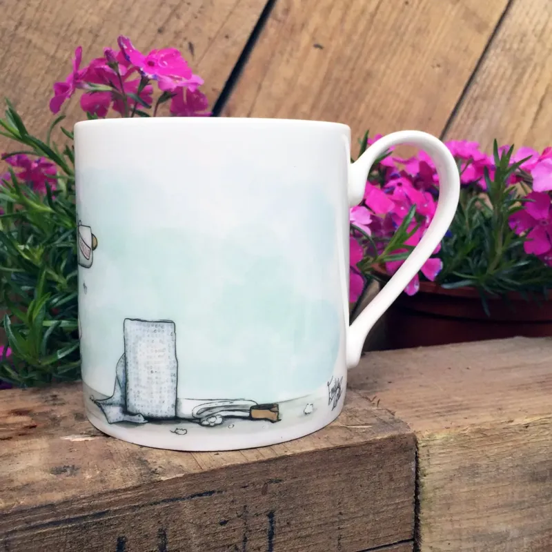 Emily Cole Fine Bone China Mug - Desperate Times-1