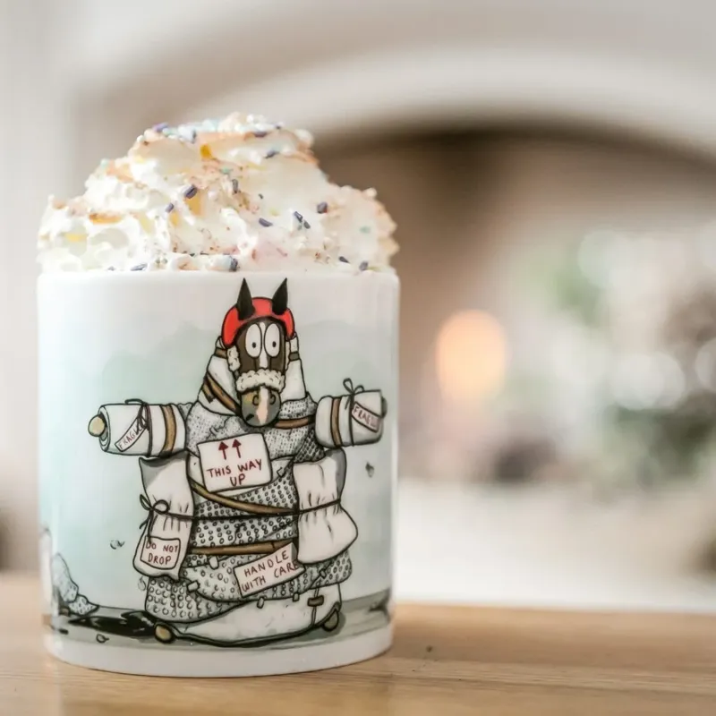 Emily Cole Fine Bone China Mug - Desperate Times-2