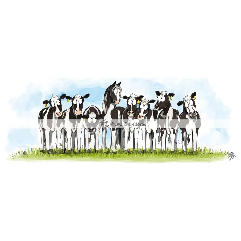 Emily Cole Fine Bone China Mug - Cow Pony-1