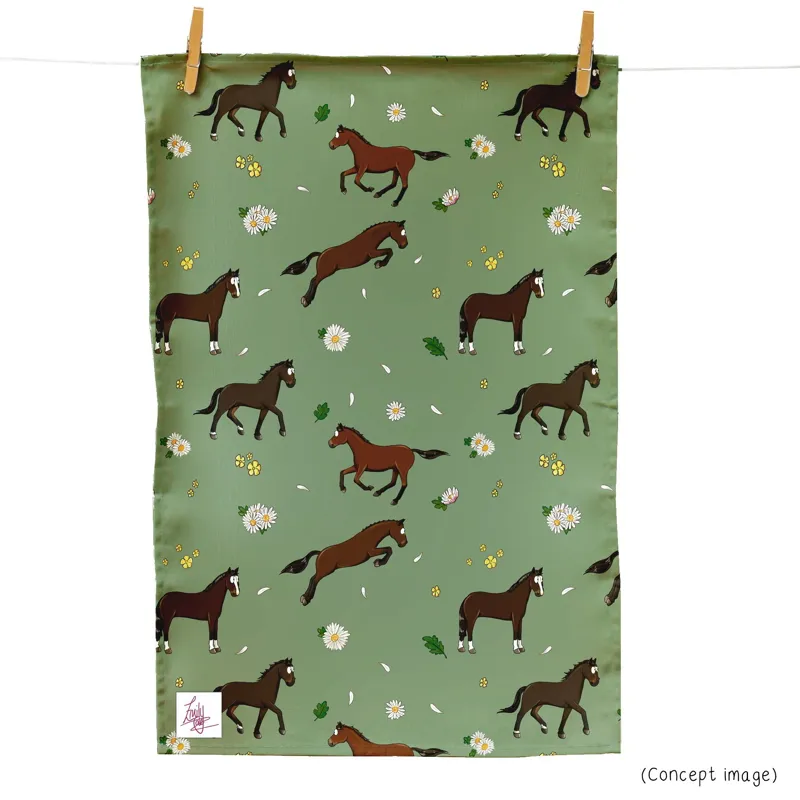 Emily Cole Tea Towel - Bay Horse