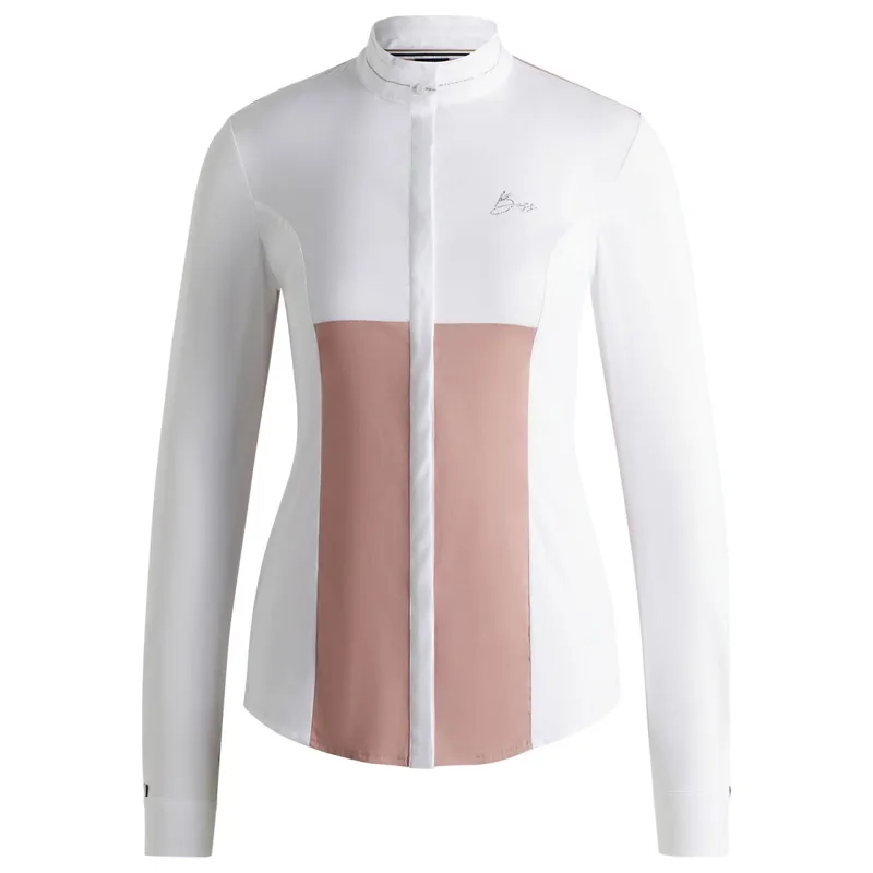 BOSS Equestrian Emma Womens Show Shirt - Rose Haze-5