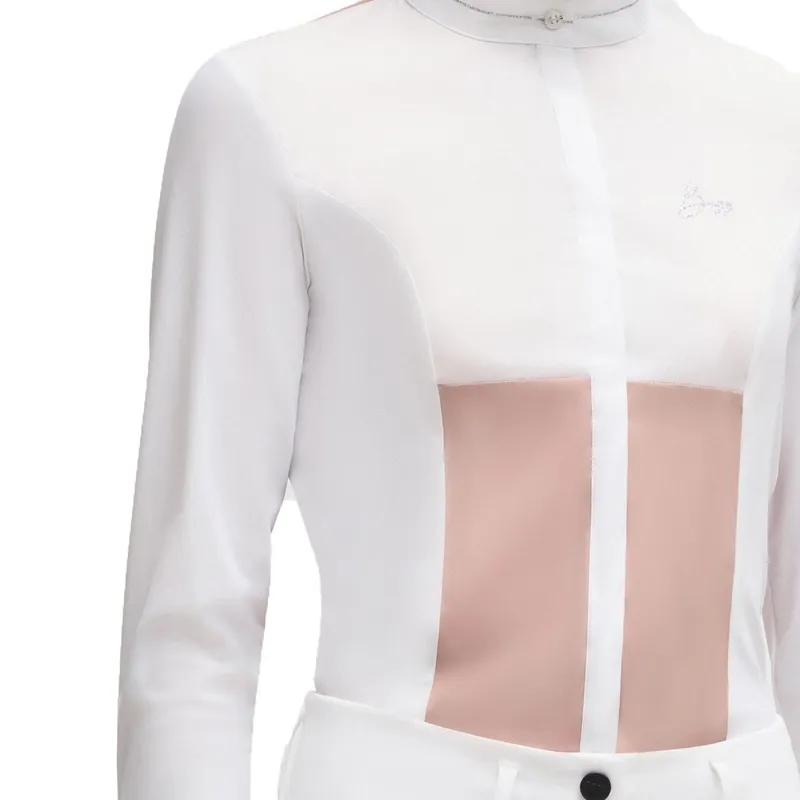 BOSS Equestrian Emma Womens Show Shirt - Rose Haze-2