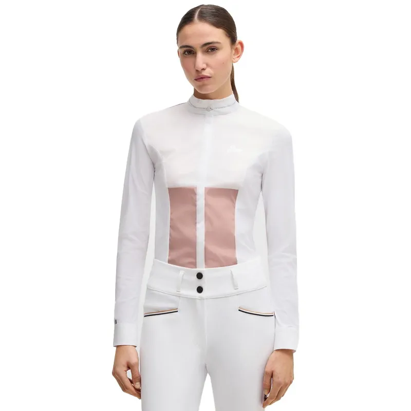 BOSS Equestrian Emma Womens Show Shirt - Rose Haze