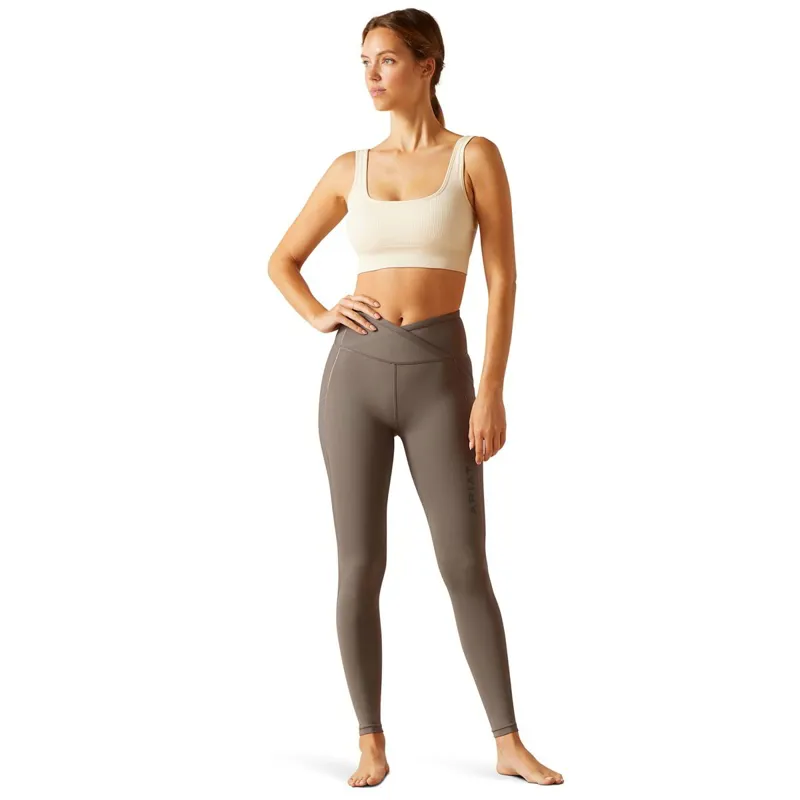 Ariat EOS Chic Half Grip Women's Riding Tights - Plum Grey-5