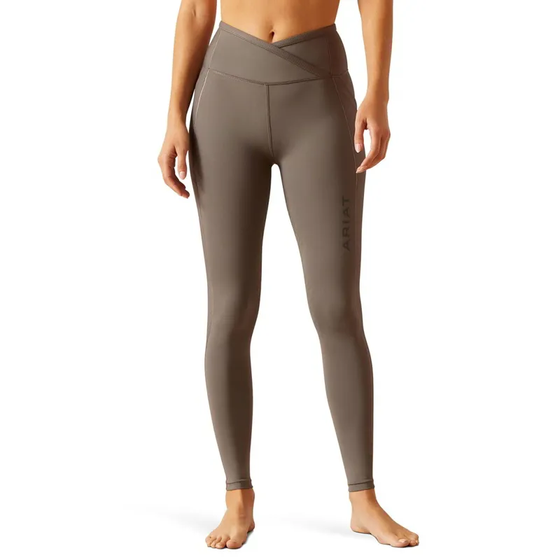 Ariat EOS Chic Half Grip Women's Riding Tights - Plum Grey