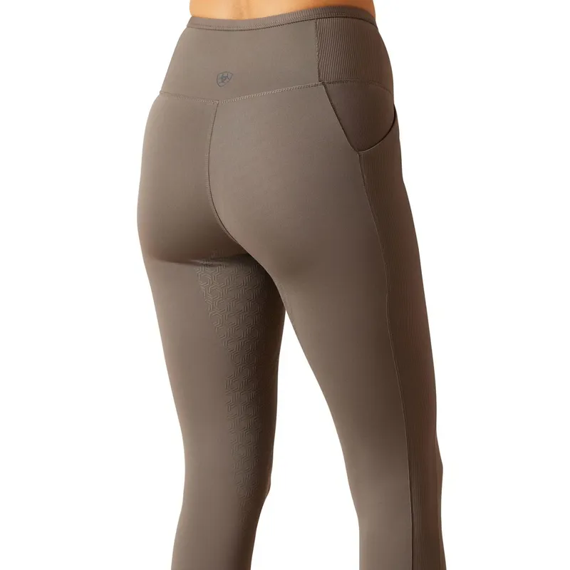 Ariat EOS Chic Half Grip Women's Riding Tights - Plum Grey-3