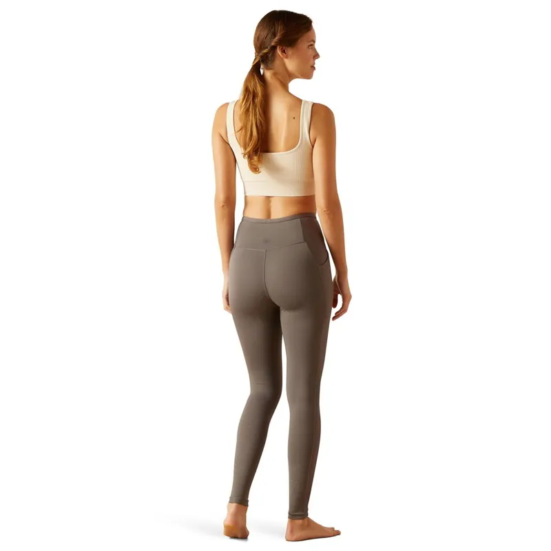 Ariat EOS Chic Half Grip Women's Riding Tights - Plum Grey-1